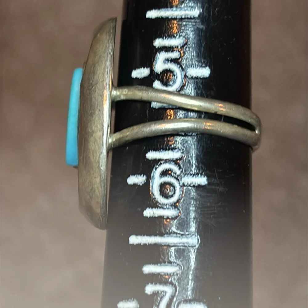Turquoise and Sterling Ring